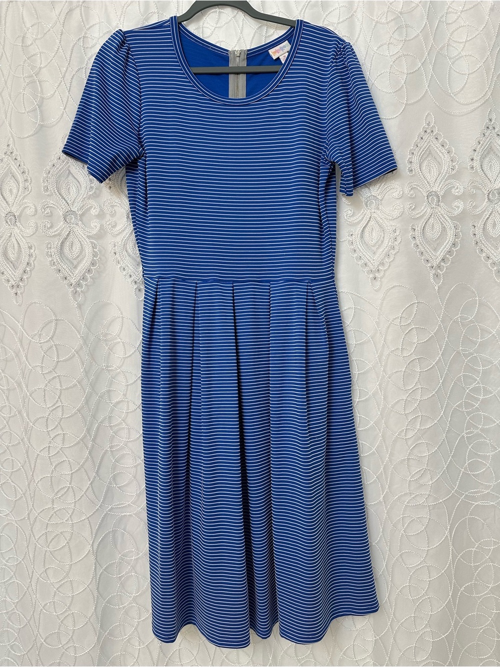 Lularoe fit-and-flare dress
